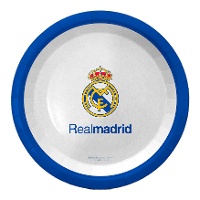 Prato branco do Real Madrid de 23 cm - 8 unidades