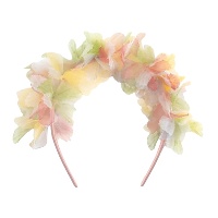 Tiara de flores multicolor de fada