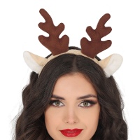 Tiara de Rena com Orelhas