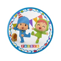 Pratos de Festa Pocoyo 18 Cm - 8 unidades