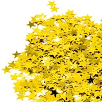 Confetes estrela dourada 20 gr