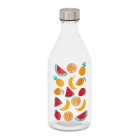 Garrafa de 1 L Frutas com tampa de aço