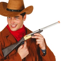 Cowboy Rifle prata e preto - 60 cm