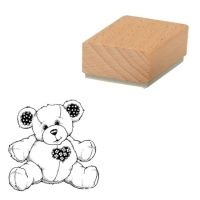 Carimbo urso do amor 3 x 2,5 cm - Artemio - 1 unidade