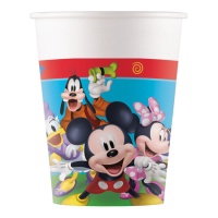 Copos azuis Mickey e amigos 200 ml - 8 unidades