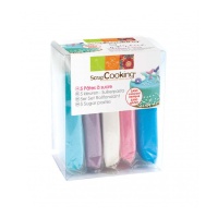 Conjunto de 5 cores pastel 400 g - Scrapcooking