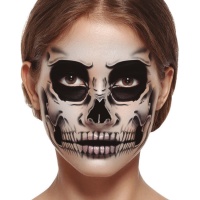 Tatuagens de rosto de esqueleto