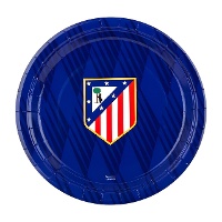 Prato azul do Atlético de Madrid, 23 cm - 8 unidades