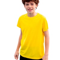 Camiseta de poliéster 100% respirável de 135 g infantil - 1 unidade