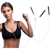 Coleira e guia sado de 90 cm