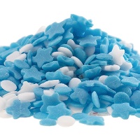 Purpurinas com estrelas e círculos Bebé 100g