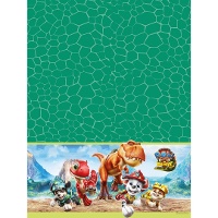 Toalha de mesa da Patrulha Canina Dino Movie de 1,20 x 1,80 m