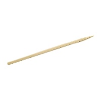 Espetos de madeira de 25 cm - 100 unidades