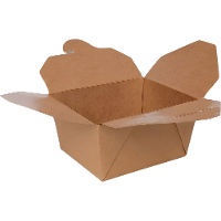 Embalagem para comida de 15,2 x 12 x 6,3 cm - 3 unidades