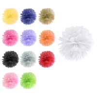 Pendente pompom redondo 35 cm - 1 unid.
