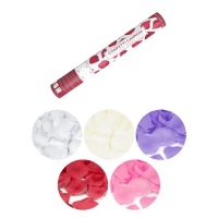 Canhão de confettis com pétalas de 40 cm