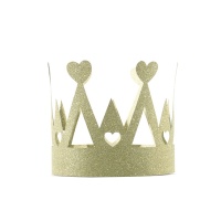 Coroa de Rainha dourada