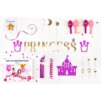 Pacote de mesa de doces da princesa - 31 peças