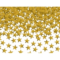 Confettis de estrelas douradas - 30 g