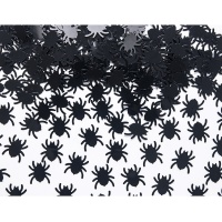 Confettis de aranhas pretas - 15 g