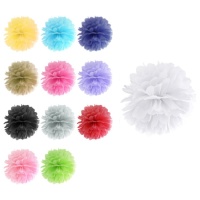 Pendente pompom redondo de 25 cm - 1 unidade