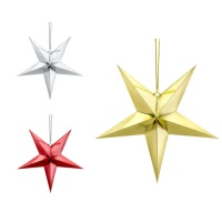 Estrela decorativa de 45 cm - 1 unidade