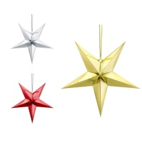 Estrela decorativa 45 cm - 1 unid.