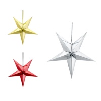 Estrela decorativa de 30 cm - 1 unidade