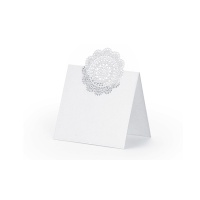 Cartão de suporte com roseta - 10 pcs.