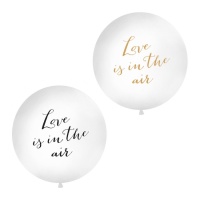 Balão de látex gigante Love is in the air de 90 cm - PartyDeco - 1 unidade