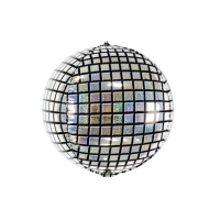 Balão Orbz de bola de Discoteca de 38 x 40 cm - PartyDeco