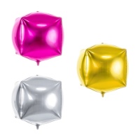 Balões de cubo orbz de 35 cm - PartyDeco