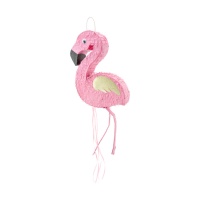 Piñata 3D Flamingo cor-de-rosa 25 x 31 x 8 cm