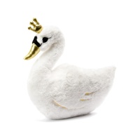 Peluche de Cisne Branco de 34 x 35 cm