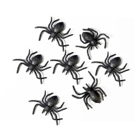 Saco de 10 aranhas - 3 cm