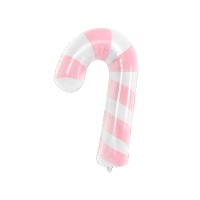 Balão Candy Cane Rosa 46 x 74 cm - PartyDeco
