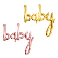 Balão de letras Baby de 73,5 x 75,5 cm - PartyDeco