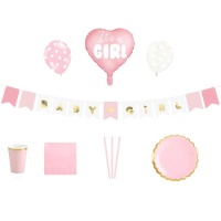 Pacote de festa Chá de bebé para meninas