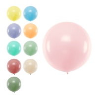 Balão de látex gigante tons pastel de 1 m - PartyDeco - 1 unidade