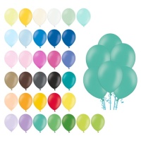 Balões de látex em tons pastel de 27 cm - PartyDeco - 50 unidades