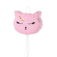 Pink Cat 3D Piñata 35 x 25 x 9 cm