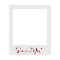 Moldura para photo booth She said yes - 50 x 59,5 cm