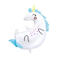 Balão XL Happy Unicorn Silhouette 70 x 75 cm - PartyDeco