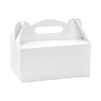Caixa quadrada branca 19 x 14 x 9 cm - 10 unidades