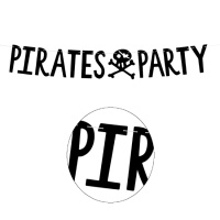 Guirlanda de festa pirata de 2,00 m