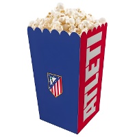 Caixa azul do Atlético de Madrid com escudo - 3 unidades