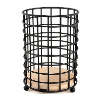 Pote para utensílios de cozinha preto ou branco - 1 unid.