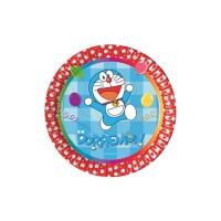 Pratos Doraemon 20 cm - 10 peças