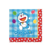 Guardanapos Doraemon 16,5 x 16,5 cm - 20 unid.