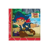Guardanapos Jake the Pirate 16,5 x 16,5 cm - 20 unid.